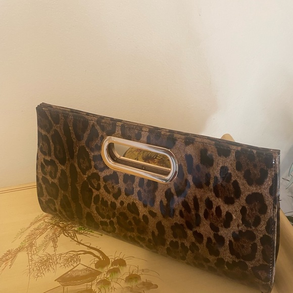 unbranded Handbags - Leopard Print Clutch bag